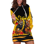 Personalised Richmond Tiger ANZAC Hoodie Dress Military Remembrance Australian Football Mascot Camouflage