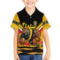 Personalised Richmond Tiger ANZAC Kid Hawaiian Shirt Military Remembrance Australian Football Mascot Camouflage