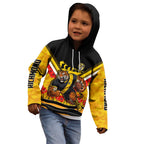 Personalised Richmond Tiger ANZAC Kid Hoodie Military Remembrance Australian Football Mascot Camouflage