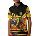Personalised Richmond Tiger ANZAC Kid Polo Shirt Military Remembrance Australian Football Mascot Camouflage