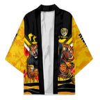 Personalised Richmond Tiger ANZAC Kimono Military Remembrance Australian Football Mascot Camouflage