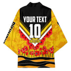 Personalised Richmond Tiger ANZAC Kimono Military Remembrance Australian Football Mascot Camouflage