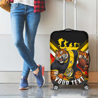 Personalised Richmond Tiger ANZAC Luggage Cover Military Remembrance Australian Football Mascot Camouflage