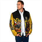 Personalised Richmond Tiger ANZAC Padded Jacket Military Remembrance Australian Football Mascot Camouflage