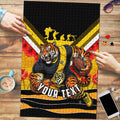 Personalised Richmond Tiger ANZAC Puzzle Military Remembrance Australian Football Mascot Camouflage