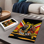 Personalised Richmond Tiger ANZAC Puzzle Military Remembrance Australian Football Mascot Camouflage