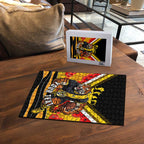 Personalised Richmond Tiger ANZAC Puzzle Military Remembrance Australian Football Mascot Camouflage