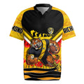 Personalised Richmond Tiger ANZAC Rugby Jersey Military Remembrance Australian Football Mascot Camouflage