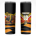 Personalised Richmond Tiger ANZAC Skinny Tumbler Military Remembrance Australian Football Mascot Camouflage