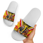 Personalised Richmond Tiger ANZAC Slide Sandals Military Remembrance Australian Football Mascot Camouflage
