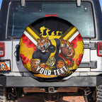 Personalised Richmond Tiger ANZAC Spare Tire Cover Military Remembrance Australian Football Mascot Camouflage