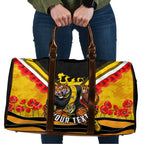 Personalised Richmond Tiger ANZAC Travel Bag Military Remembrance Australian Football Mascot Camouflage