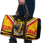 Personalised Richmond Tiger ANZAC Travel Bag Military Remembrance Australian Football Mascot Camouflage