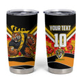 Personalised Richmond Tiger ANZAC Tumbler Cup Military Remembrance Australian Football Mascot Camouflage