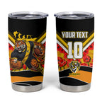 Personalised Richmond Tiger ANZAC Tumbler Cup Military Remembrance Australian Football Mascot Camouflage
