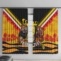 Personalised Richmond Tiger ANZAC Window Curtain Military Remembrance Australian Football Mascot Camouflage