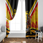 Personalised Richmond Tiger ANZAC Window Curtain Military Remembrance Australian Football Mascot Camouflage