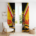 Personalised Richmond Tiger ANZAC Window Curtain Military Remembrance Australian Football Mascot Camouflage