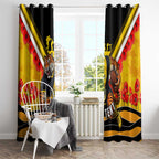 Personalised Richmond Tiger ANZAC Window Curtain Military Remembrance Australian Football Mascot Camouflage