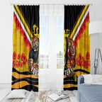 Personalised Richmond Tiger ANZAC Window Curtain Military Remembrance Australian Football Mascot Camouflage