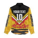 Personalised Richmond Tiger ANZAC Women Casual Shirt Military Remembrance Australian Football Mascot Camouflage