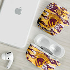 Brisbane Broncos Rugby AirPods Case Graffiti Typography Urban Camo Abstract Street Style
