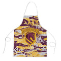 Brisbane Broncos Rugby Apron Graffiti Typography Urban Camo Abstract Street Style