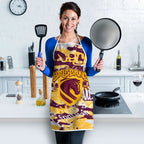 Brisbane Broncos Rugby Apron Graffiti Typography Urban Camo Abstract Street Style