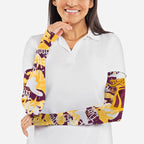 Brisbane Broncos Rugby Arm Sleeves Graffiti Typography Urban Camo Abstract Street Style