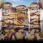 Brisbane Broncos Rugby Back Car Seat Cover Graffiti Typography Urban Camo Abstract Street Style