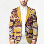 Brisbane Broncos Rugby Blazer Graffiti Typography Urban Camo Abstract Street Style
