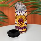 Brisbane Broncos Rugby 4 in 1 Can Cooler Tumbler Graffiti Typography Urban Camo Abstract Street Style
