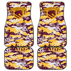 Brisbane Broncos Rugby Car Mats Graffiti Typography Urban Camo Abstract Street Style