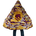 Brisbane Broncos Rugby Cloak Graffiti Typography Urban Camo Abstract Street Style