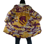 Brisbane Broncos Rugby Cloak Graffiti Typography Urban Camo Abstract Street Style
