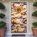 Brisbane Broncos Rugby Door Cover Graffiti Typography Urban Camo Abstract Street Style