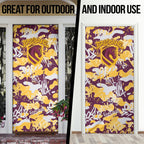 Brisbane Broncos Rugby Door Cover Graffiti Typography Urban Camo Abstract Street Style
