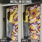 Brisbane Broncos Rugby Door Cover Graffiti Typography Urban Camo Abstract Street Style