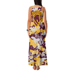 Brisbane Broncos Rugby Family Matching Tank Maxi Dress and Hawaiian Shirt Graffiti Typography Urban Camo Abstract Street Style