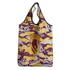 Brisbane Broncos Rugby Grocery Bag Graffiti Typography Urban Camo Abstract Street Style