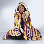 Brisbane Broncos Rugby Hooded Blanket Graffiti Typography Urban Camo Abstract Street Style