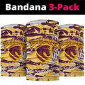 Brisbane Broncos Rugby Neck Gaiter Graffiti Typography Urban Camo Abstract Street Style