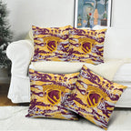 Brisbane Broncos Rugby Pillow Cover Graffiti Typography Urban Camo Abstract Street Style