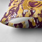 Brisbane Broncos Rugby Pillow Cover Graffiti Typography Urban Camo Abstract Street Style