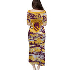 Brisbane Broncos Rugby Puletasi Graffiti Typography Urban Camo Abstract Street Style