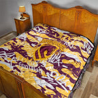 Brisbane Broncos Rugby Quilt Graffiti Typography Urban Camo Abstract Street Style