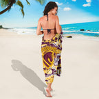 Brisbane Broncos Rugby Sarong Graffiti Typography Urban Camo Abstract Street Style