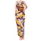 Brisbane Broncos Rugby Tank Maxi Dress Graffiti Typography Urban Camo Abstract Street Style