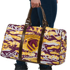 Brisbane Broncos Rugby Travel Bag Graffiti Typography Urban Camo Abstract Street Style