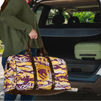 Brisbane Broncos Rugby Travel Bag Graffiti Typography Urban Camo Abstract Street Style